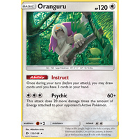 Oranguru 113/149 SM Base Set (NON HOLO THEM DECK VERSION) Rare Pokemon Card NEAR MINT TCG