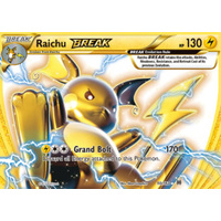 Raichu Break 50/162 XY Breakthrough Ultra Rare Holo Pokemon Card MINT TCG