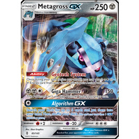 Metagross GX 85/145 SM Guardians Rising Ultra Rare Pokemon Card MINT TCG