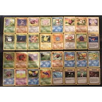 Complete Common Set Jungle And Fossil Pokemon Card NEAR MINT TCG WOTC