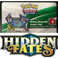 100 x Pokemon SM11.5 Hidden Fates TCG Online Codes code tcgo