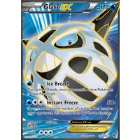 Glalie EX 155/162 XY Breakthrough Ultra Rare Full Art Holo Pokemon Card MINT