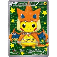 Poncho Wearing Pikachu Charizard Y 208/XY-P Japanese Pokemon PROMO TCG MINT card