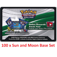 100 x Pokemon Sun and Moon Base Set Code TCGO Cards TCG Codes SENT IN 12 HOURS