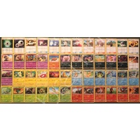 Pokemon Sun and Moon Shining Legends Complete Common/Uncommon set MINT TCG