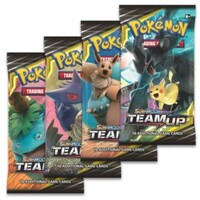 4x Team Up Booster Packs Pokemon Cards TCG 1 of each artwork