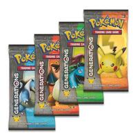 PRE ORDER 4x XY Generations Booster Packs Pokemon Cards TCG 1 of each artwork