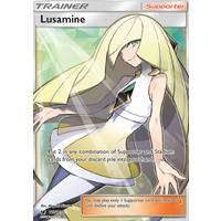 Lusamine 110/111 SM Crimson Invasion Full Art Ultra Rare Holo Pokemon Card MINT