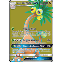 Alolan Exeggutor GX 107/111 SM Crimson Invasion FULL ART Ultra Rare Holo Pokemon Card