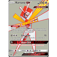 Kartana GX 106/111 SM Crimson Invasion Ultra Rare Full Art Holo Pokemon Card
