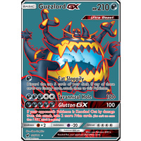 Guzzlord GX 105/111 SM Crimson Invasion Ultra Rare Full Art Holo Pokemon Card