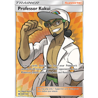 Professor Kukui 148/149 SM Base Set Holo Full Art Ultra Rare Pokemon Card NEAR MINT TCG