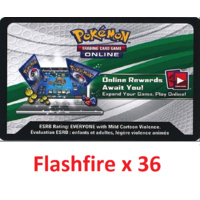 36 x Pokemon XY FlashFire TCG Online Codes (emailed within 12 hours!) CODE