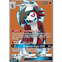 Lycanroc GX 138/145 SM Guardians Rising Ultra Rare Full Art Holo Pokemon Card