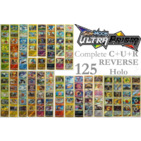 Pokemon Sun and Moon Ultra Prism Complete Reverse Holo set MINT TCG