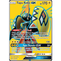 Tapu Koko GX 135/145 SM Guardians Rising Full Art Ultra Rare Holo Pokemon Card