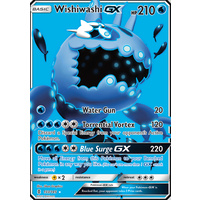 Wishiwashi GX 133/145 SM Guardians Rising Full Art Ultra Rare Holo Pokemon Card