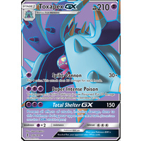 Toxapex GX 136/145 SM Guardians Rising Full Art Ultra Rare Holo Pokemon Card