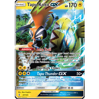 Tapu Koko GX 47/145 SM Guardians Rising Ultra Rare Pokemon Card MINT TCG