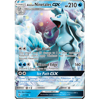Alolan Ninetales GX 22/145 SM Guardians Rising Ultra Rare Pokemon Card MINT TCG