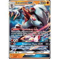 Lycanroc GX 74/145 SM Guardians Rising Ultra Rare Pokemon Card MINT TCG