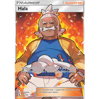 Hala 143/145 SM Guardians Rising Full Art Ultra Rare Holo Pokemon Card TCG