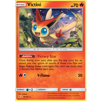 Victini 10/145 SM Guardians Rising Holo Rare Pokemon Card MINT TCG