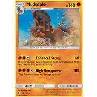 Mudsdale 76/145 SM Guardians Rising Rare Holo Pokemon Card MINT TCG