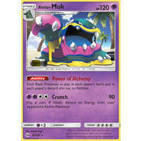 Alolan Muk 58/149 SM Base Set Holo Rare Pokemon Card NEAR MINT TCG