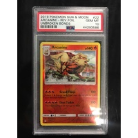 POKEMON CARD PSA 10 ARCANINE UNBROKEN BONDS