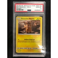 POKEMON CARD PSA 10 DETECTIVE PIKACHU PROMO SM194