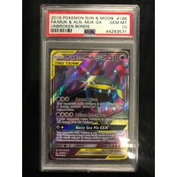 POKEMON CARD PSA 10 MUK ALOLAN MUK GX FULL ART 196 UNBROKEN BONDS