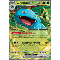 Venasaur EX 003/165 SV 151 Holo Ultra Rare Pokemon Card NEAR MINT TCG