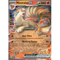 Ninetails EX 038/165 SV 151 Holo Ultra Rare Pokemon Card NEAR MINT TCG