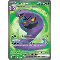 Arbok EX 185/165 SV 151 Full Art Secret Rare Holo Pokemon Card NEAR MINT TCG