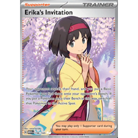 Erika's Invitation 196/165 SV 151 Full Art Secret Rare Holo Pokemon Card NEAR MINT TCG