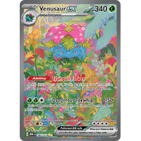 Venusaur EX 198/165 SV 151 Special Illustration Rare Holo Pokemon Card NEAR MINT TCG