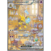 Alakazam EX 201/165 SV 151 Special Illustration Rare Holo Pokemon Card NEAR MINT TCG