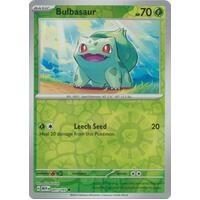 Bulbasaur 001/165 SV 151 Reverse Holo Common Pokemon Card NEAR MINT TCG