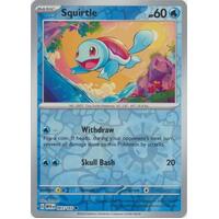 Squirtle 007/165 SV 151 Reverse Holo Common Pokemon Card NEAR MINT TCG