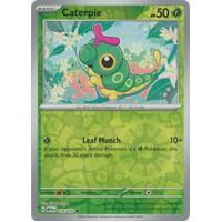 Caterpie 010/165 SV 151 Reverse Holo Common Pokemon Card NEAR MINT TCG