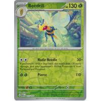 Beedrill 015/165 SV 151 Reverse Holo Rare Pokemon Card NEAR MINT TCG