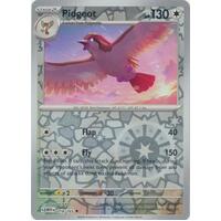 Pidgeot 018/165 SV 151 Reverse Holo Uncommon Pokemon Card NEAR MINT TCG