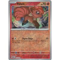 Vulpix 037/165 SV 151 Reverse Holo Common Pokemon Card NEAR MINT TCG