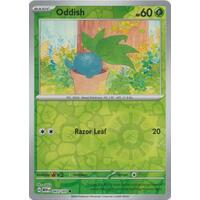 Oddish 043/165 SV 151 Reverse Holo Common Pokemon Card NEAR MINT TCG
