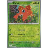 Paras 046/165 SV 151 Reverse Holo Common Pokemon Card NEAR MINT TCG