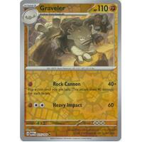 Graveler 075/165 SV 151 Reverse Holo Uncommon Pokemon Card NEAR MINT TCG