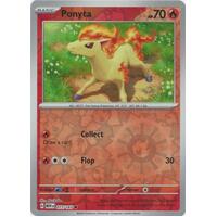 Ponyta 077/165 SV 151 Reverse Holo Common Pokemon Card NEAR MINT TCG