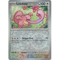 Lickitung 108/165 SV 151 Reverse Holo Common Pokemon Card NEAR MINT TCG