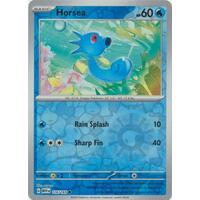 Horsea 116/165 SV 151 Reverse Holo Common Pokemon Card NEAR MINT TCG